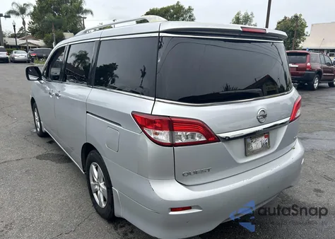 2011 Nissan Quest Sv z USA, uszkodzony, nr VIN JN8AE2KP1B9011295